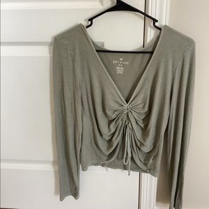 Green American eagle shirt XL